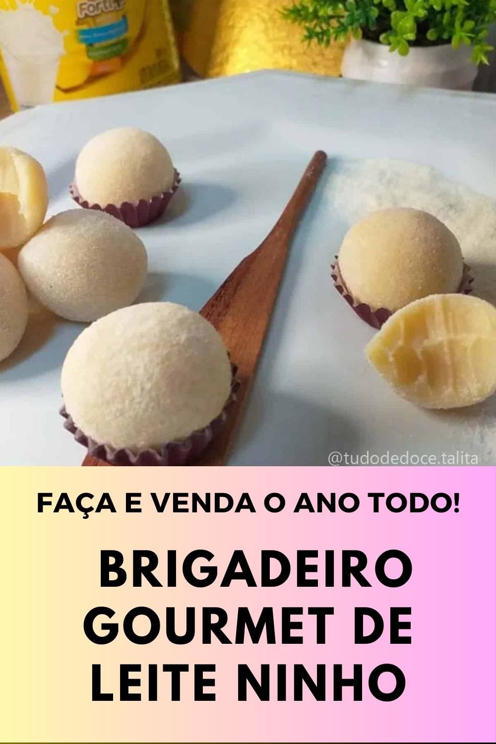 Brigadeiro Gourmet de Leite Ninho - Melhor Receita de Sempre
