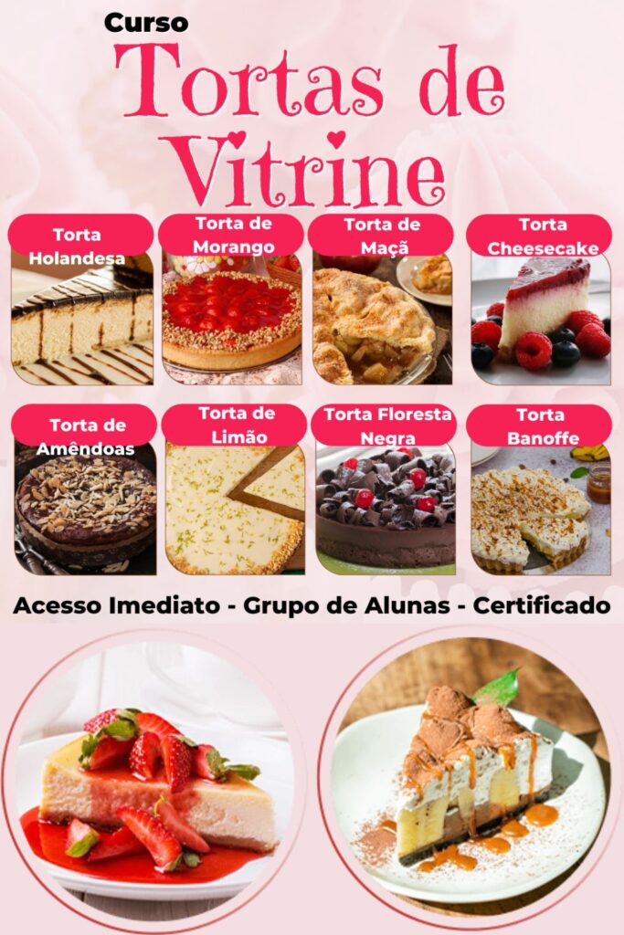 curso tortas de vitrine 6 683x1024 - Curso Tortas de Vitrine Online + Certificado de Conclusão