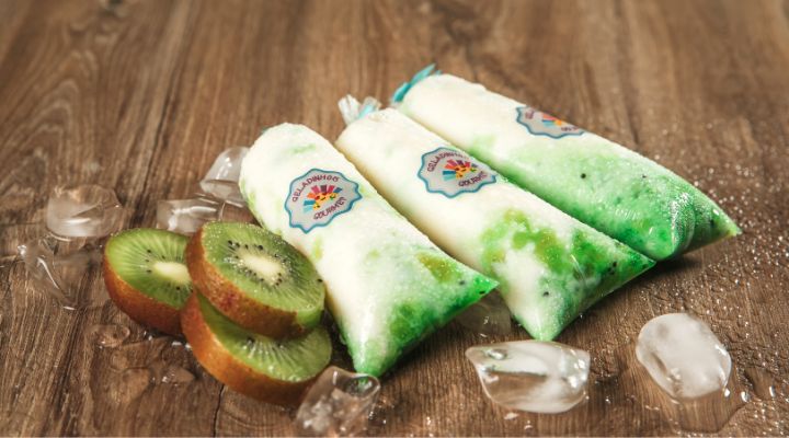 Geladinho Gourmet de Kiwi: Receita Cremosa Para Vender Muito