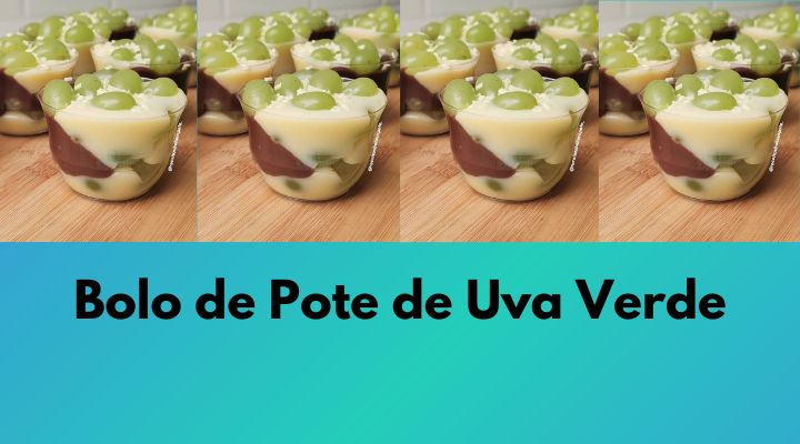 Bolo de Pote de Uva Verde Para Vender | Surpresa de Uva