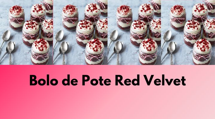 Bolo de Pote Red Velvet com Ninho para Vender