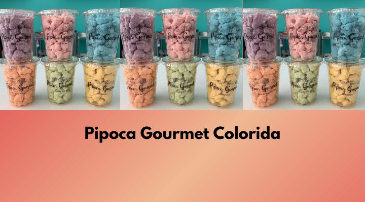 Pipoca Gourmet Colorida: Receita Passo a Passo