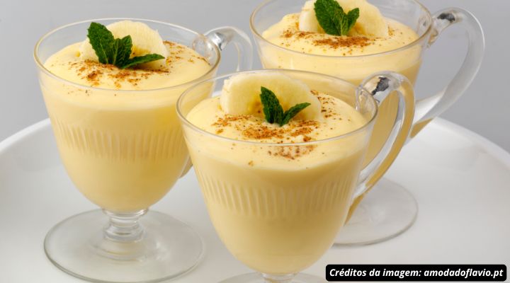 Mousse de Banana Cremosa: Pronta em Minutos