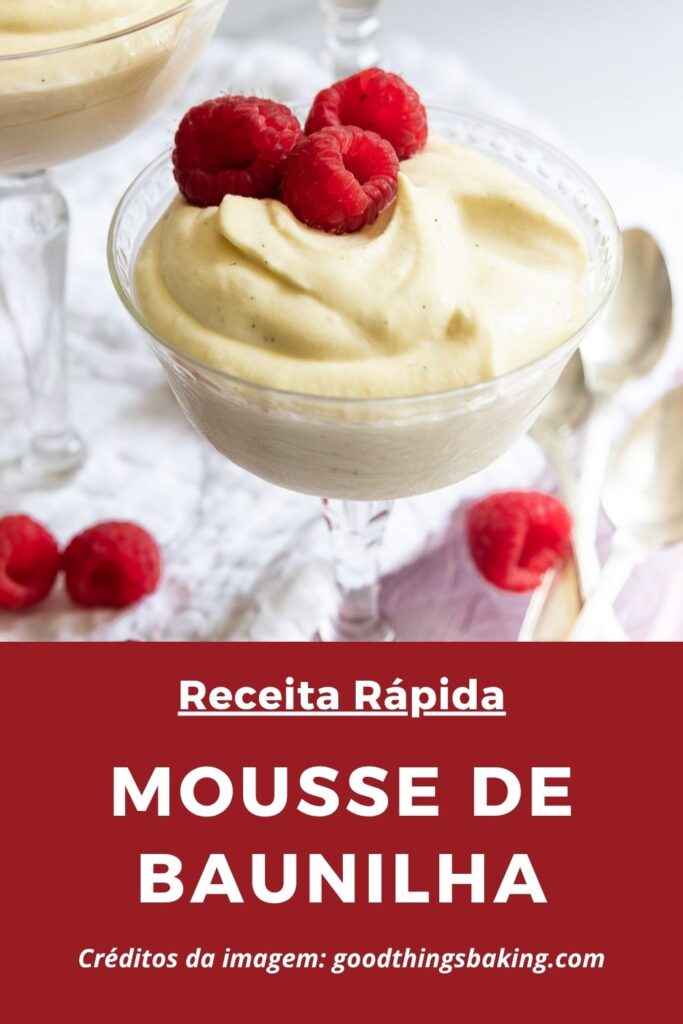 Mousse de Baunilha Cremoso e Fácil: Receita Rápida