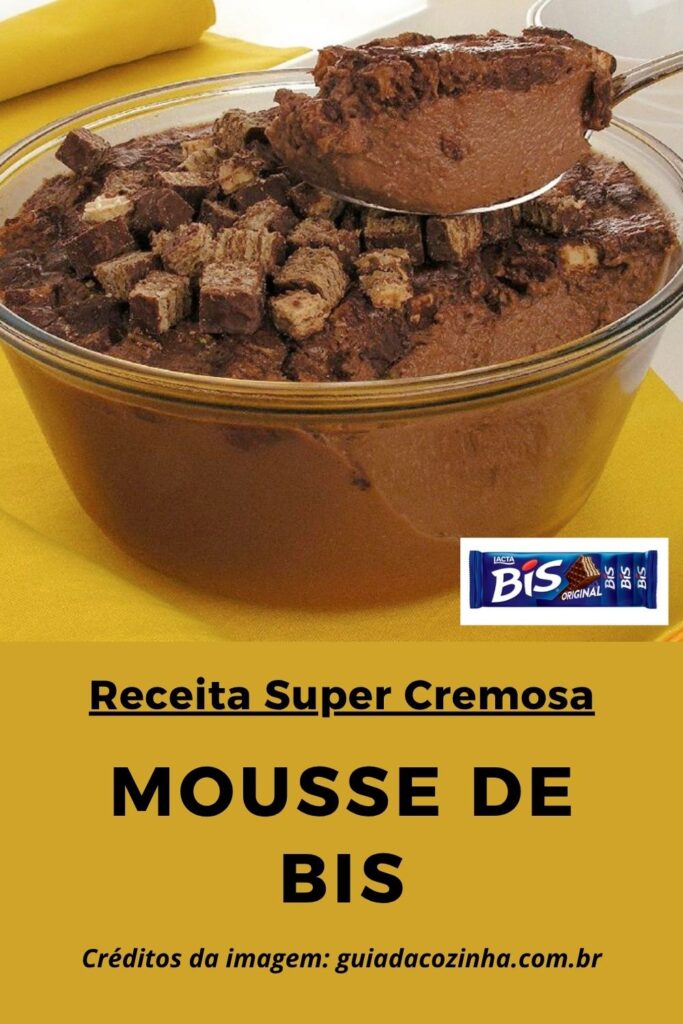 Mousse de Bis com Chocolate: Sobremesa Rápida e Irresistível