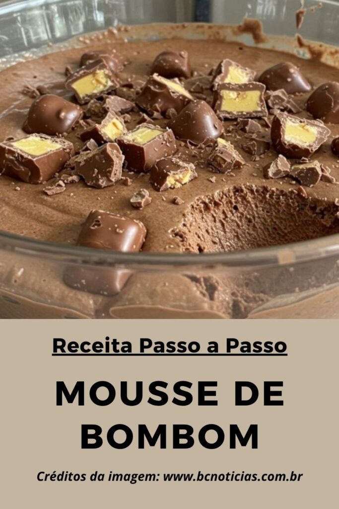 Mousse de Bombom Cremosa e Fácil com Sabor Irresistível