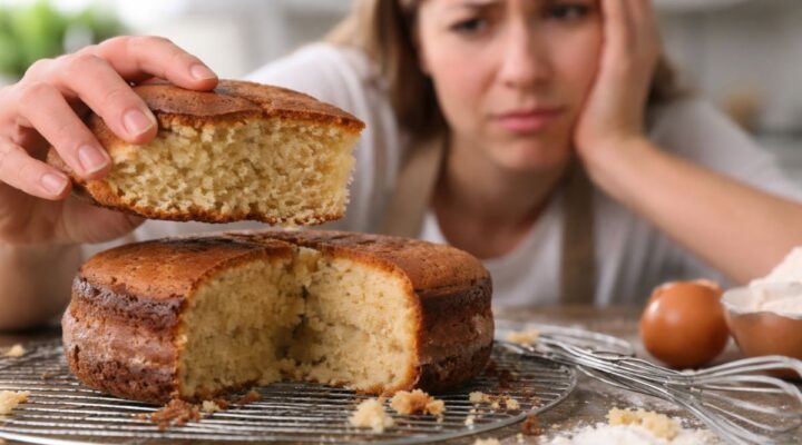Por que sua massa de bolo sola mesmo seguindo a receita