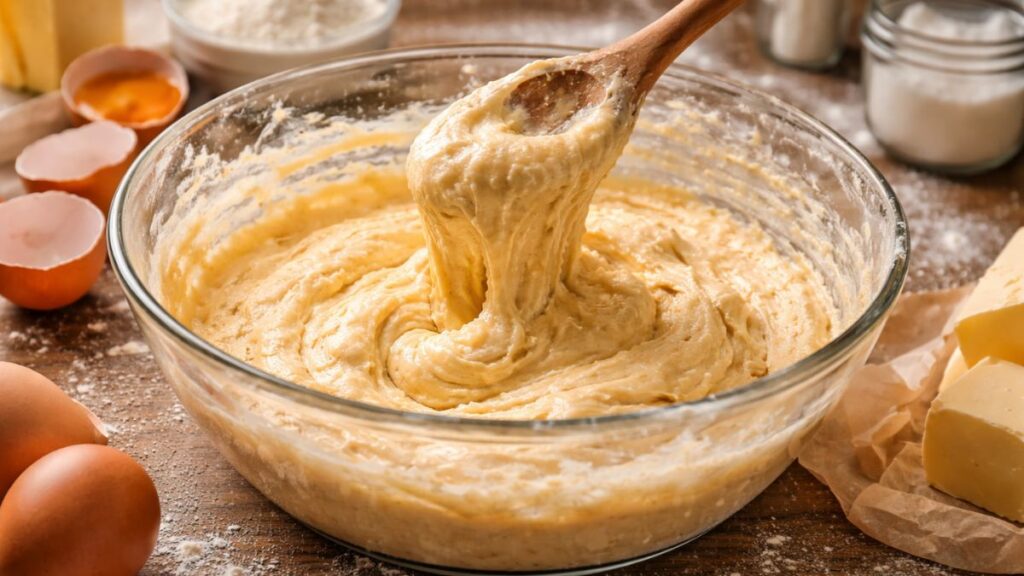 O erro comum que deixa a massa de bolo pesada