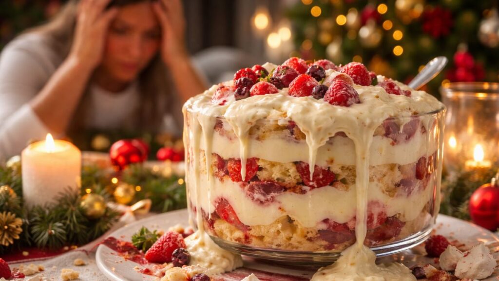 Por que a sobremesa da ceia não fica bonita na hora de servir