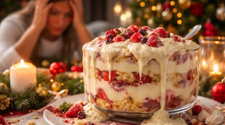 Por que a sobremesa da ceia não fica bonita na hora de servir