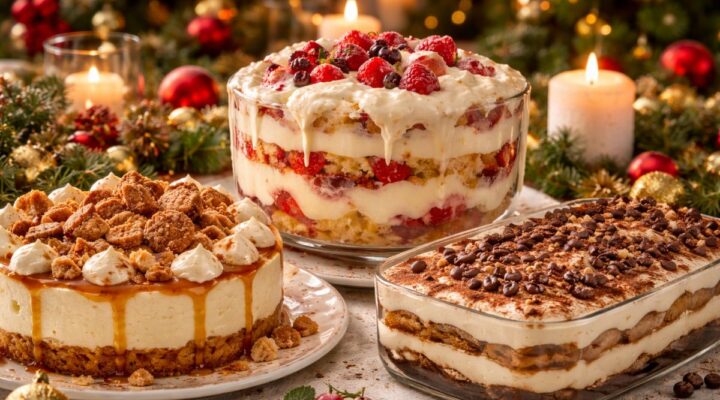 3 sobremesas fáceis e bonitas para a ceia de Natal
