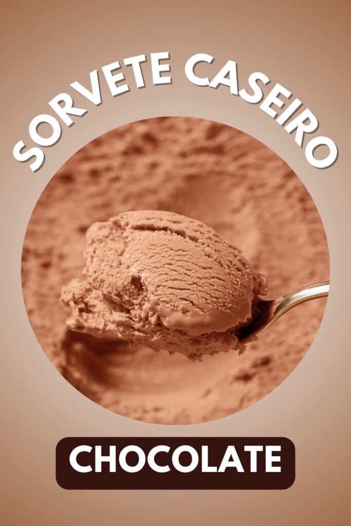 Sorvete Caseiro de Chocolate Rápido e Cremoso