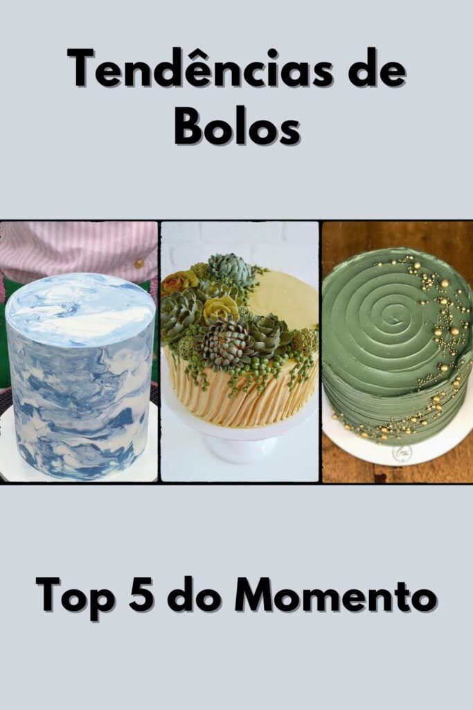 tendências de bolos