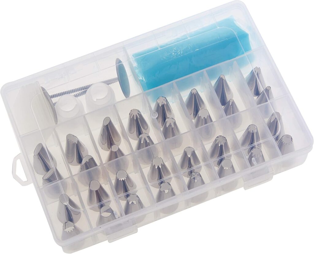 Bico para confeitar de aço inox 37 peças