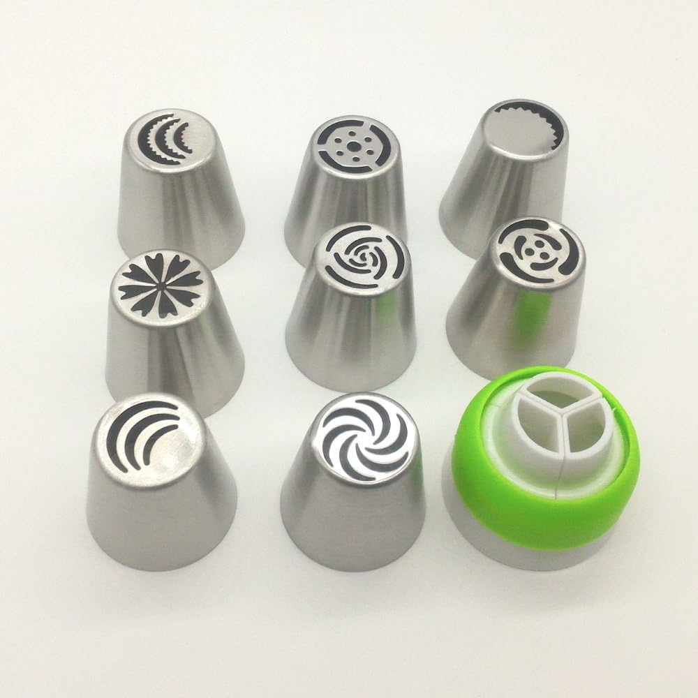 Bicos russos de tulipas – 8 peças em aço inox