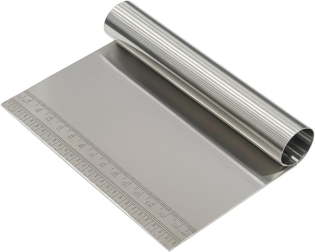 Espátula para confeitaria inox com régua de 15 cm