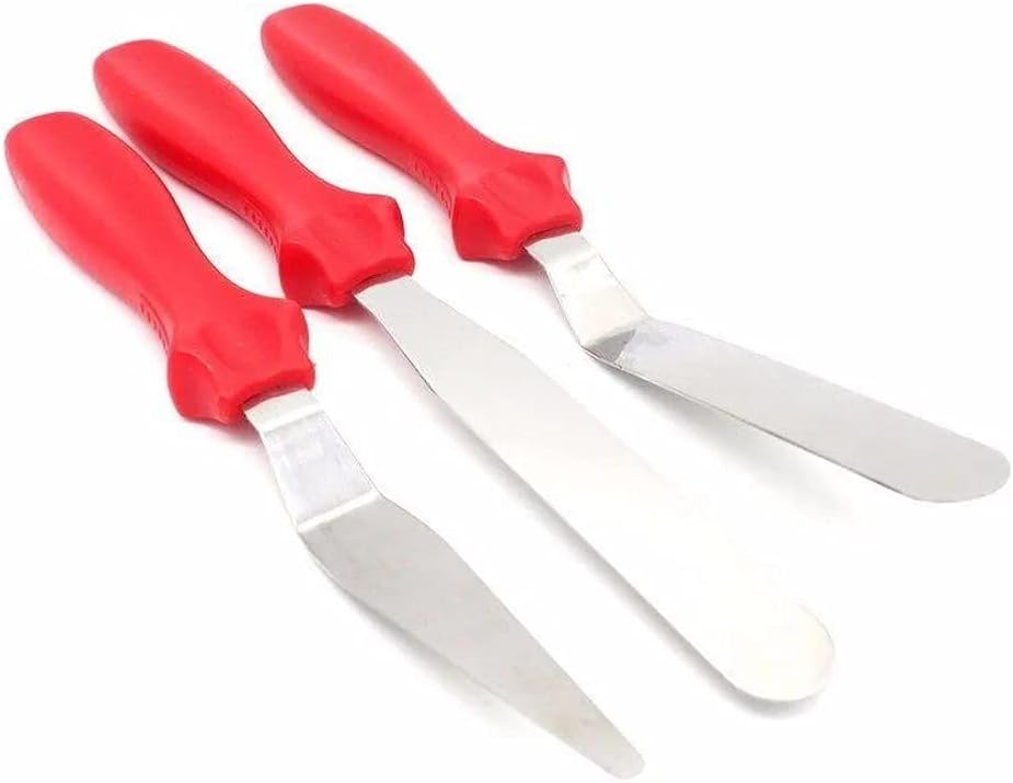 Espátula para bolo inox confeiteiro para ganachear
