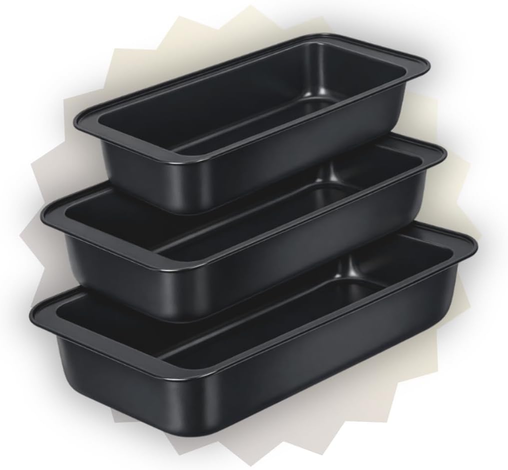 Kit com 3 Formas Antiaderentes para Pão