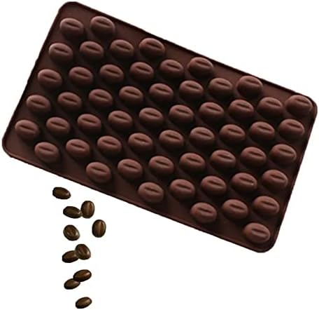 Molde de silicone com formato de grão de café