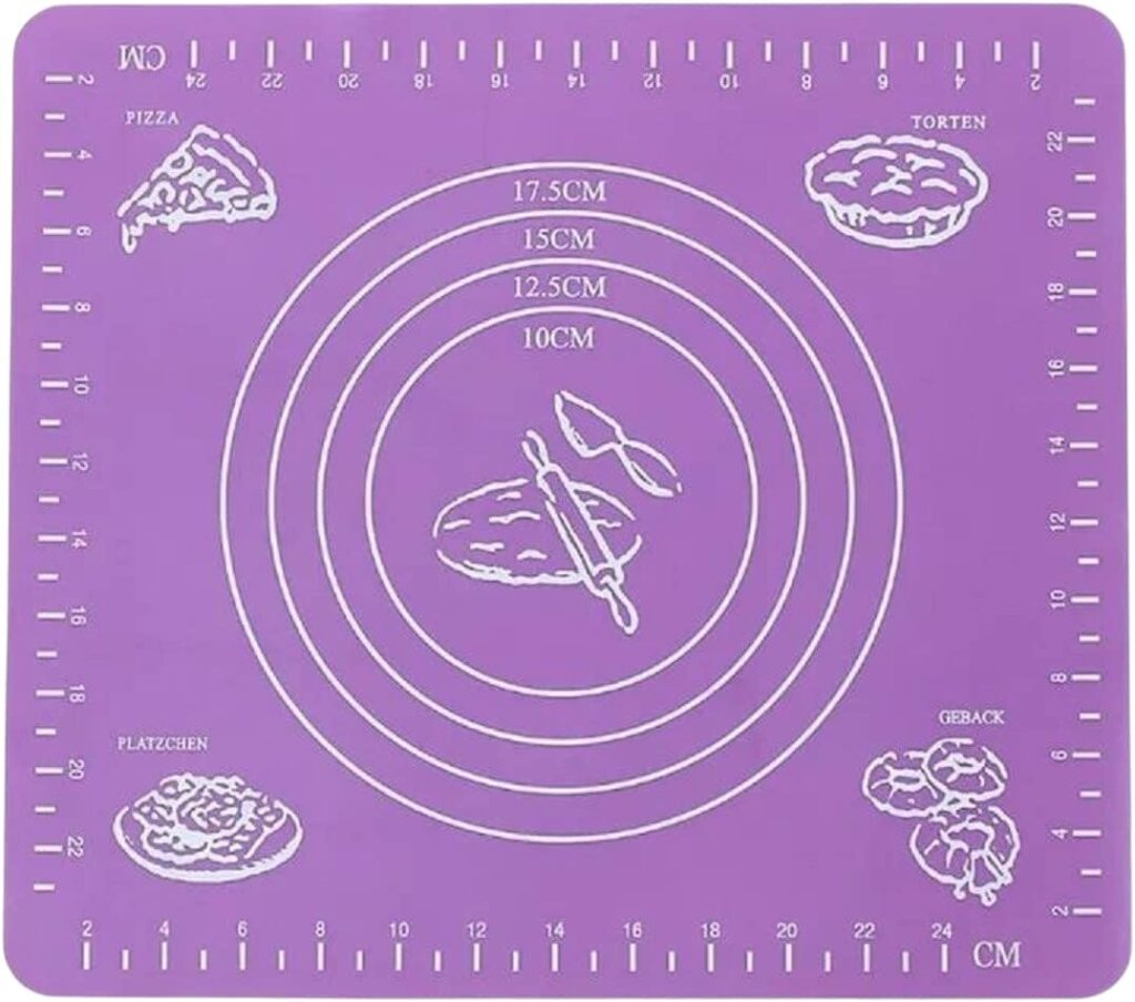 Tapete de Silicone para Confeitaria com Marcações de Medidas